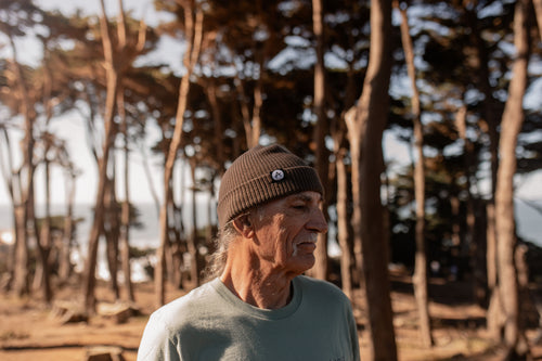 CIRCLE-LOGO BEANIE